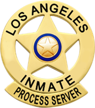 jail process server - serving inmates in LA jail
